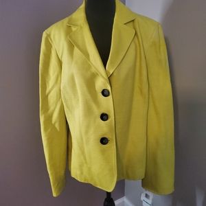Jones New York, Yellow Jacket - Size 16